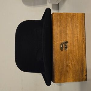 XXL Black Bowler Hat "Hats of Belfry.